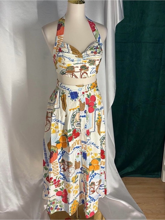 Zara Dresses & Skirts - Zara coastal printed two piece